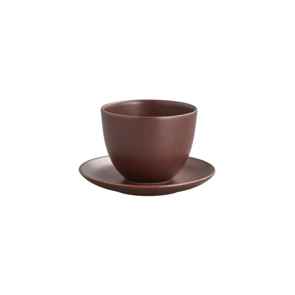Kinto PEBBLE Teetasse & Untertasse Weiß, 180ml