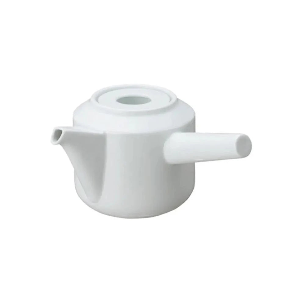 Kinto LT Kyusu Teapot White 300ml - Harney & Sons Teas, European Distribution Center